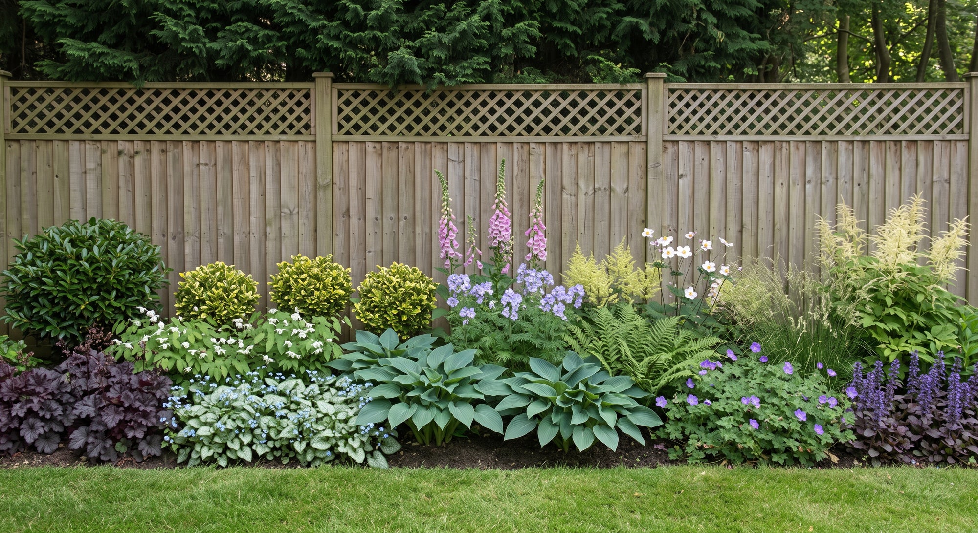 Shady Garden Border